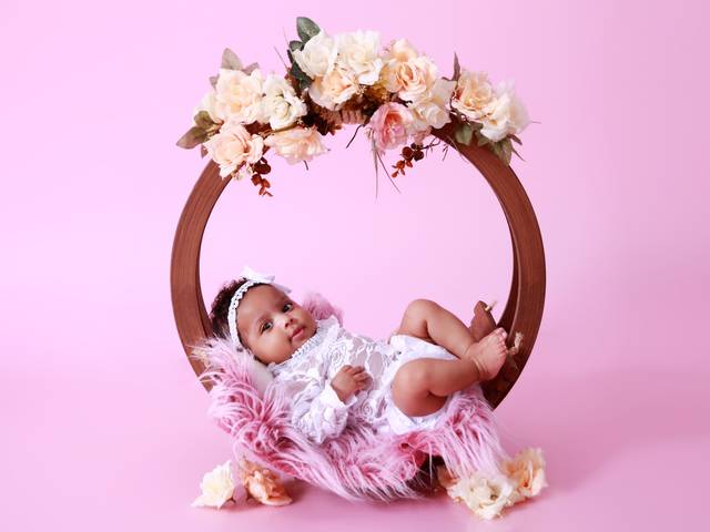 Acompanhamento de bebês de Temas para Acompanhamento mensal, fotográfico  de meninas.