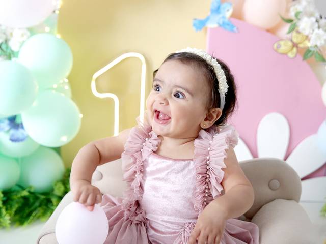 Smash The Cake de Ensaio Smash the Cake Feminino – Valentina - Comemoração de 1 Ano em São Paulo