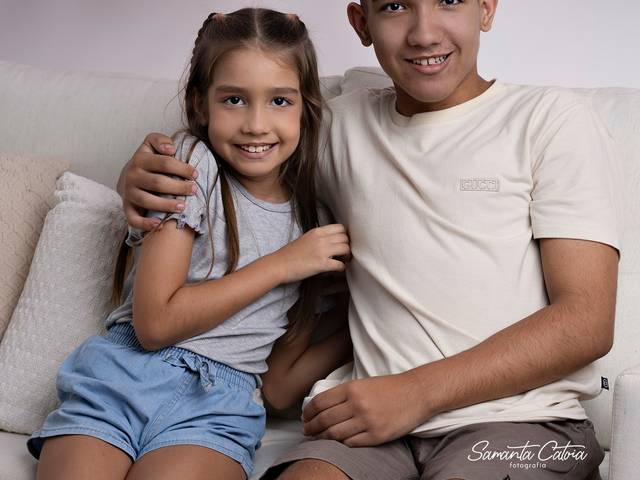 Família de Ana e filhos - Dia das Mães