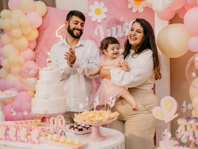 Aniversário  de Luísa 01 Aninho 