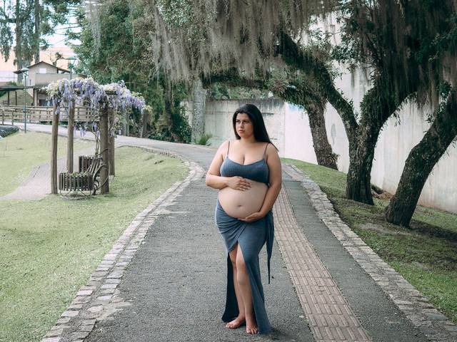 Gestante de Thaina Gonçalves e Família