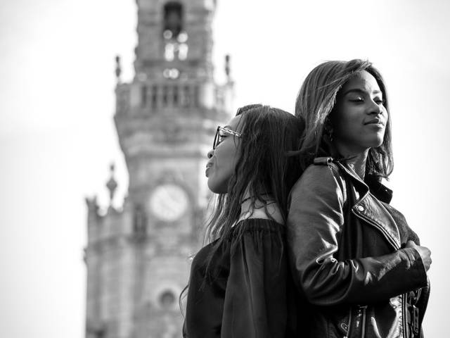 Sessão exterior de Nadine & Junelma