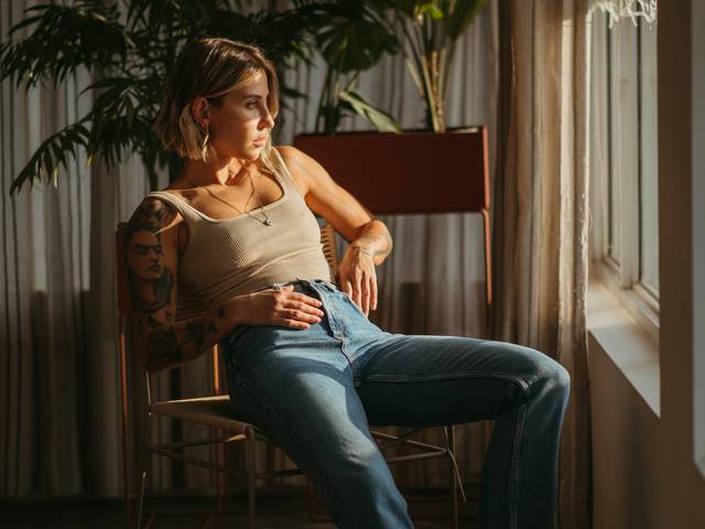 ensaio feminino de Mina Winkel