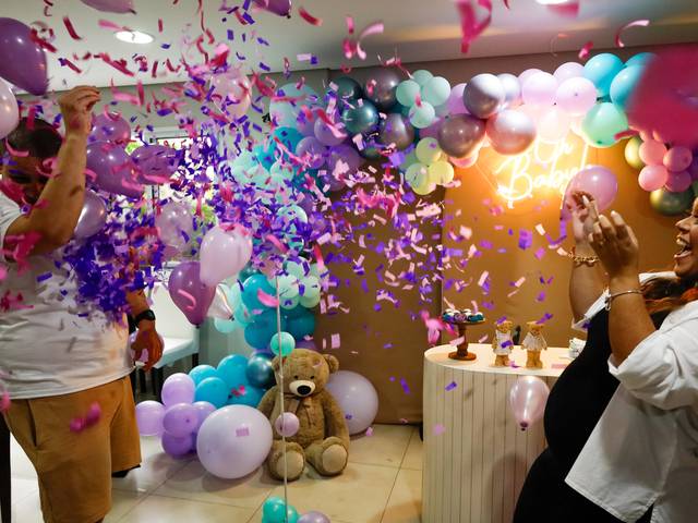 Para Mamães de Chá Revelação - Vem Laurinha