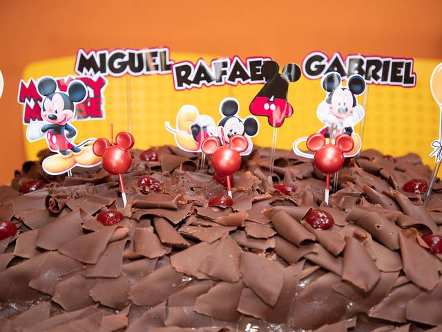 ANIVERSÁRIO de TRIGÊMEOS RAFAEL, MIGUEL E GABRIEL