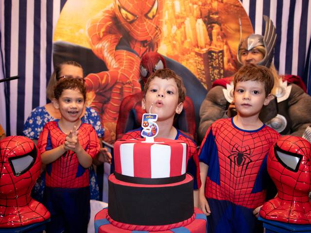 ANIVERSÁRIO de MIGUEL, RAFAEL E GABRIEL - 5 ANOS 