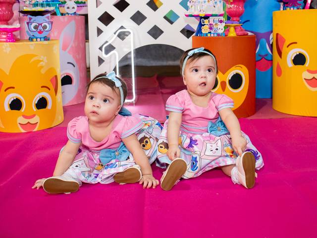 ANIVERSÁRIO de LUÍSA E LAURA - 1 ANO