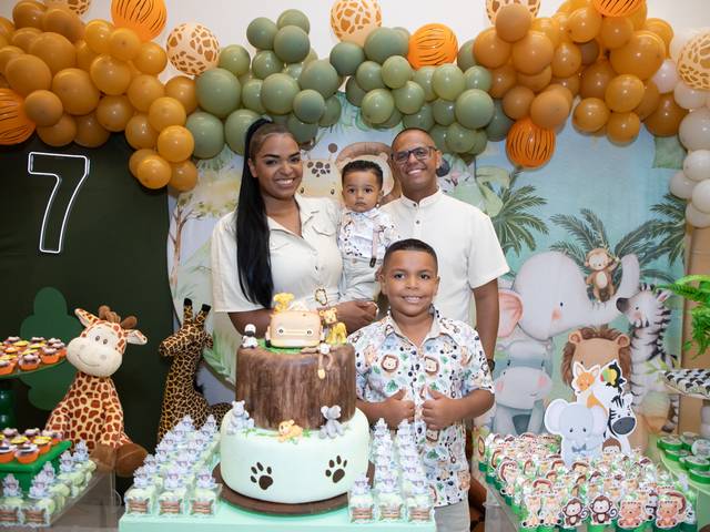 ANIVERSÁRIO de RAVI 1 ANO E ARTHUR 7 ANOS
