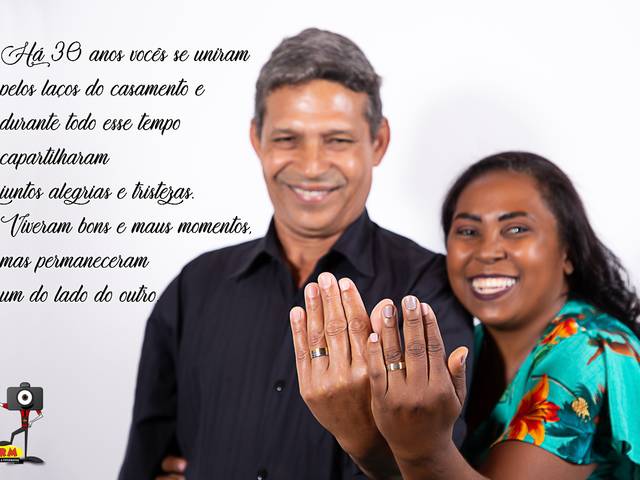 ENSAIO FOTOGRÁFICO  de LUCIANA + DJAIR 30 ANOS DE CASADOS