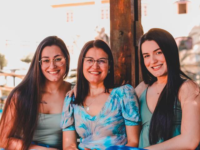 Ensaio familiar de Jéssica, Carla e Roseli