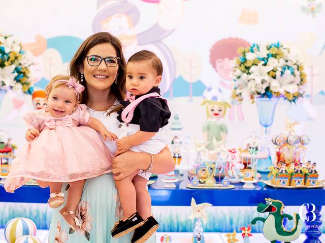 Infantil de Aniversário Infantil Leonardo e Elisa