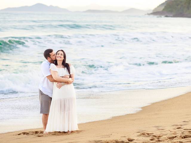 Ensaios de Pre Wedding na Praia: Giovana & Leandro