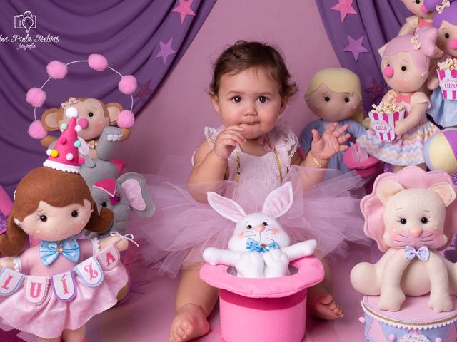 Smash the Cake de Ensaio Pré- Festa da Luíza (Circo Rosa)