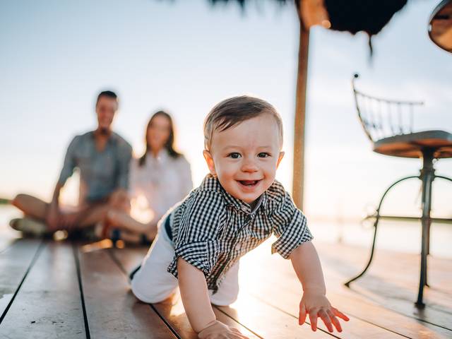Família de Lidiane e seus dois Joãos