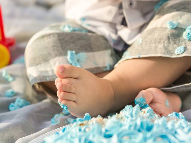 Smash the cake de Henry - 1ano