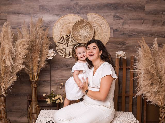 Dia das Mães de Ensaio dia das Mães Tatiane e Valentina