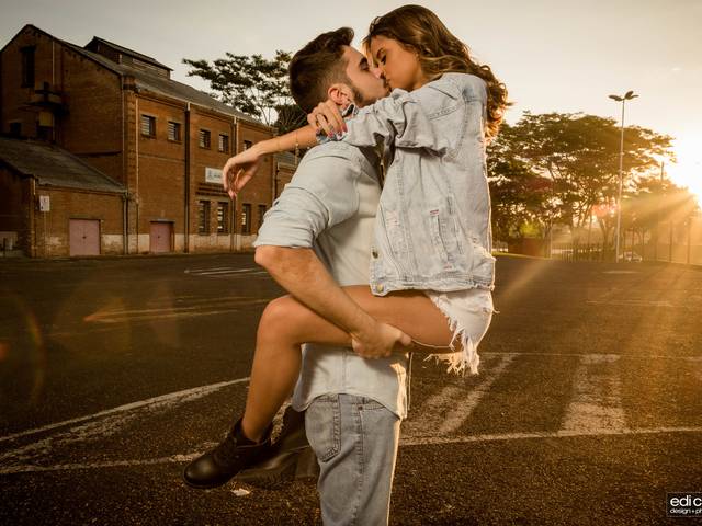 Ensaio de casal de Bianca e Éttori