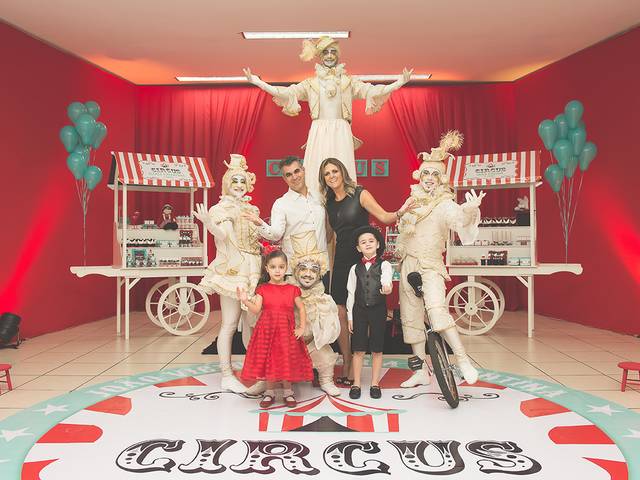 Aniversário Infantil de João Victor e Maria Valentina {Circus}
