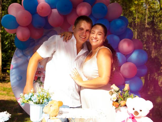 CHÁS DE BEBÊ E REVELAÇÃO de CHÁ REVELAÇÃO DA MILENA