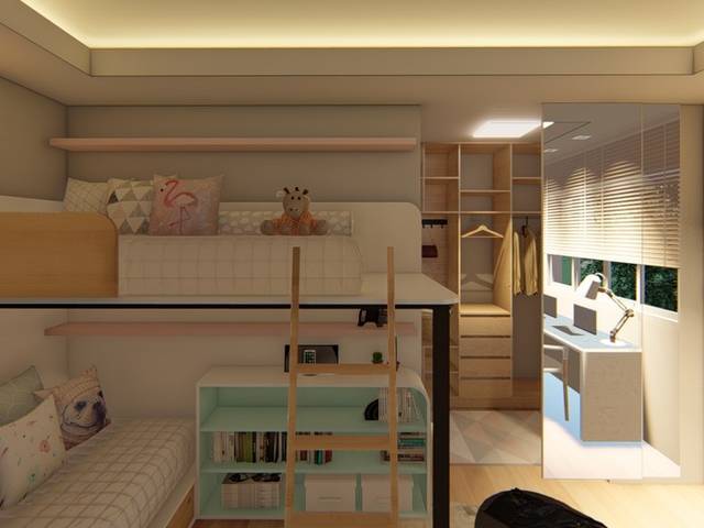 Interiores de #Projeto Quarto das Gêmeas