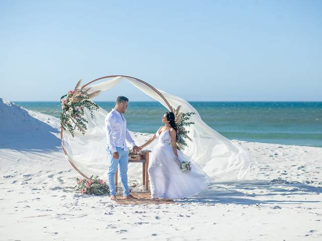 Elopement Wedding de Casamento na Praia Elisa e Itamar