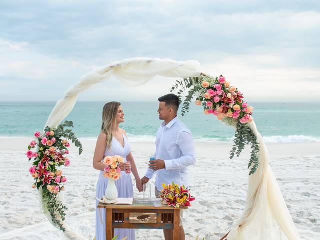 Elopement Wedding de Casamento na praia Alan e Amanda