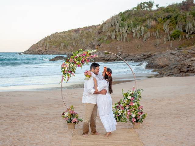 Elopement Wedding de Casamento na praia Laura e Filemon