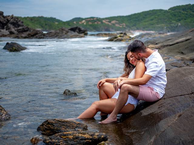 Ensaio Casal de Amanda e Newton