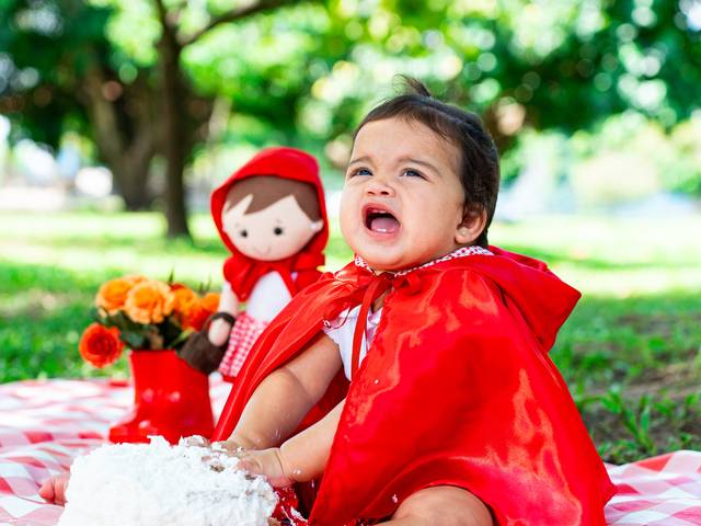 Ensaio Infantil de Ensaio Smash The Cake - Cecília 1 ano
