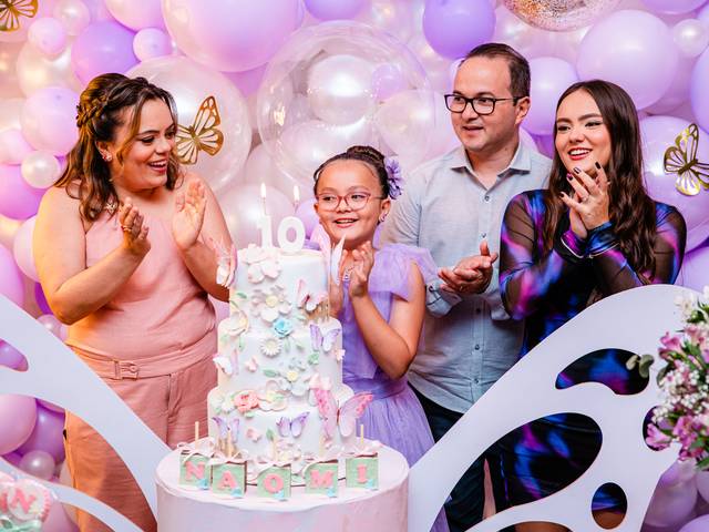 Aniversários de Naomi - 10 anos