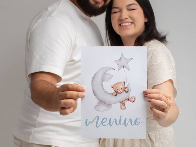 Gestante de Ensaio Revelação Francyne