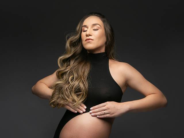 Gestante de Ensaio Gestante Roberta