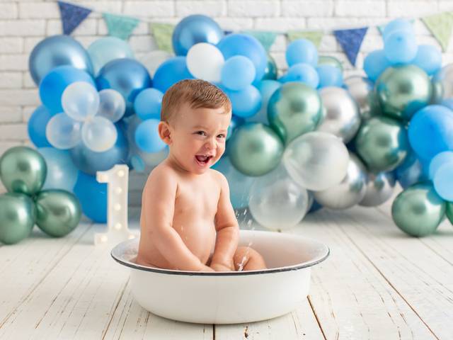 Smash the Cake de Ensaio Smash the Cake Theo