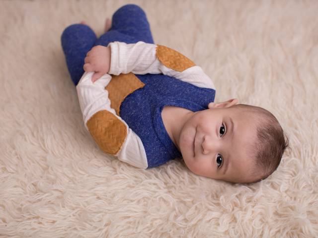 Bebê de Ensaio Bebê Enzo - 4 meses