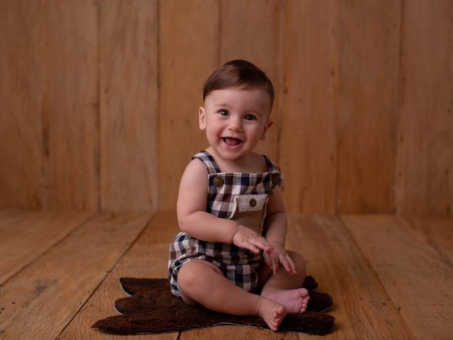 Bebê de Ensaio Bebê Theo - 6 meses