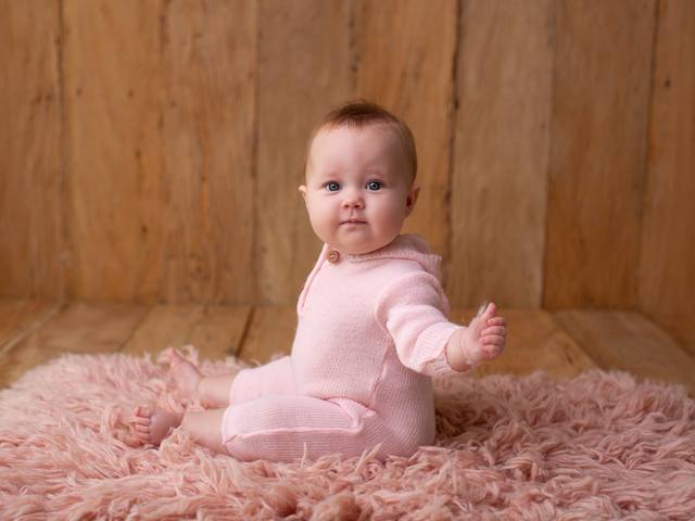 Bebê de Ensaio Bebê Alice - 6 meses