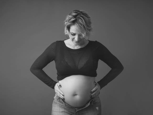 Gestante de Ensaio Gestante Grasi