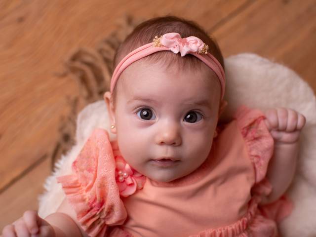 Bebê de Ensaio Bebê Maria Laura 3 meses