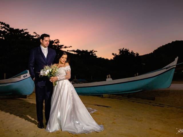 Dia do casamento de Drieli e Akx