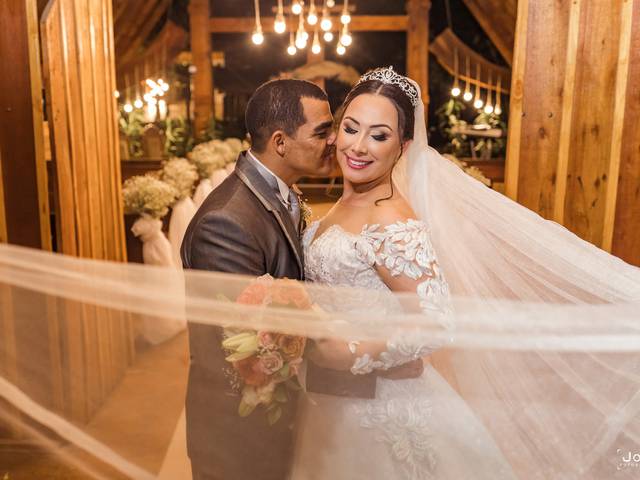 Dia do casamento de Adriana e Robson