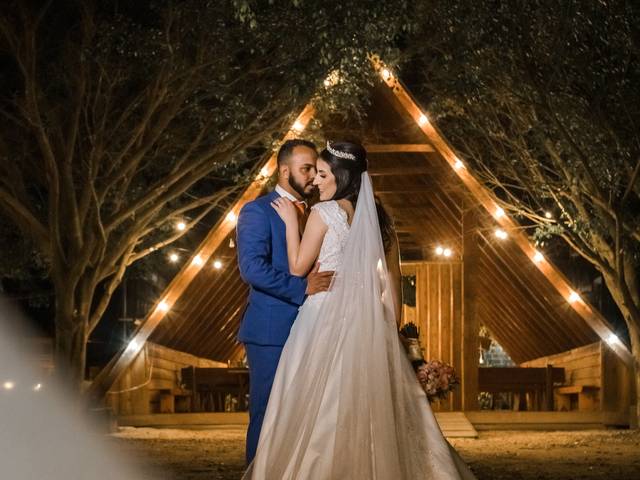 Dia do casamento de Emili e Guilherme 