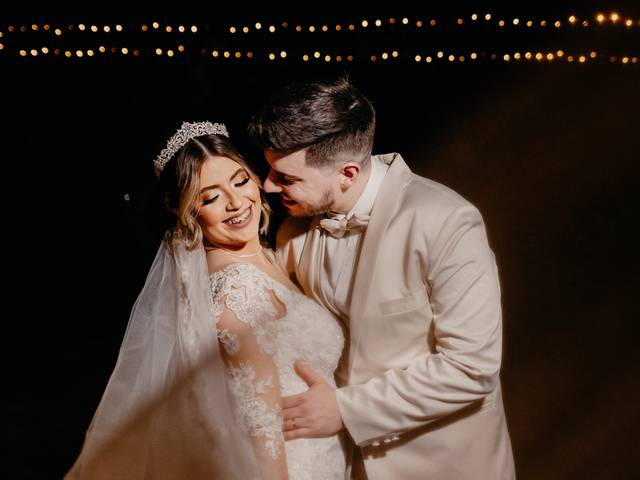 Dia do casamento de Jhennyfer e Gabriel