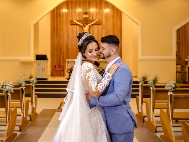 Dia do casamento de Jadna e Guilherme