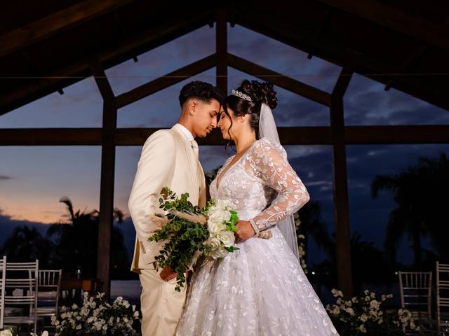 Dia do casamento de Camila e Anthony