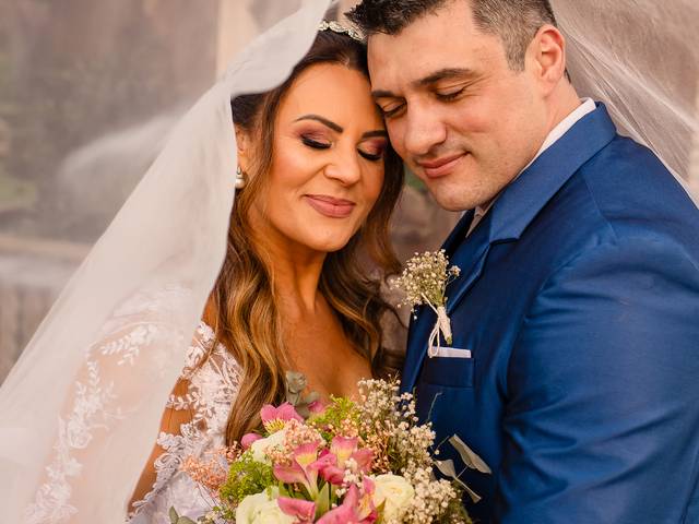 Dia do casamento de Tita e André