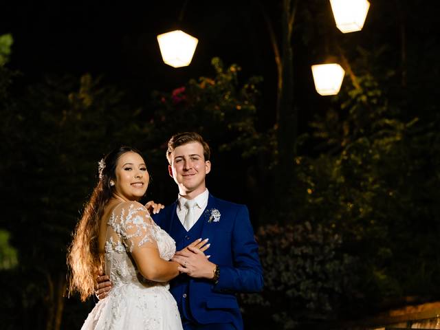 Dia do casamento de Lilyan e Rafael