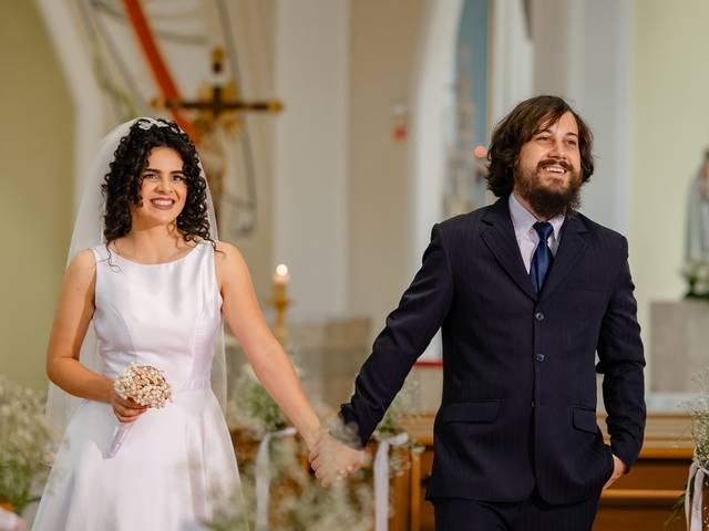 Dia do casamento de Milene e Lucas