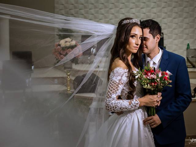 Dia do casamento de Lavínia e Luiz