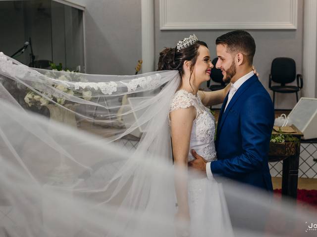 Dia do casamento de Monise e Jesiel