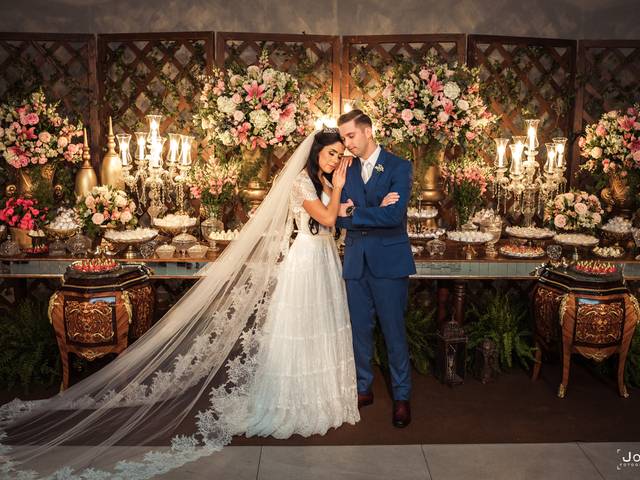 Dia do casamento de Adrieli e Henrique 